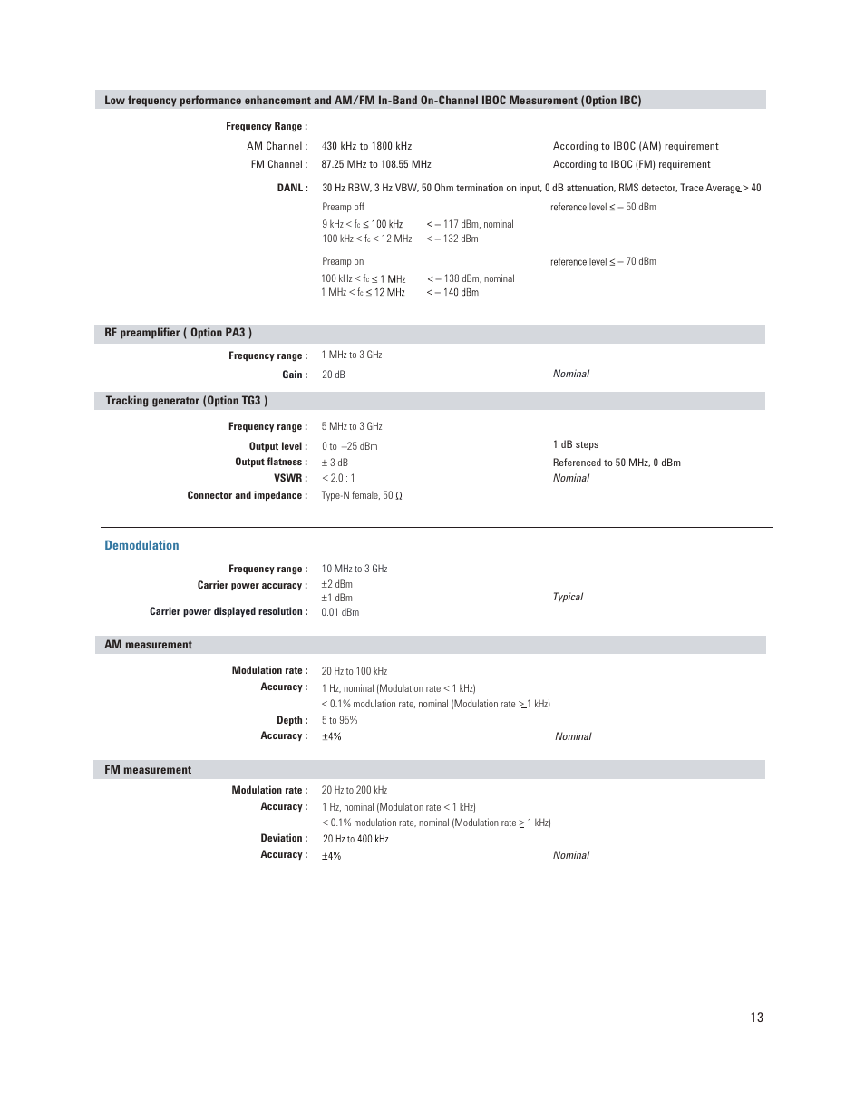 Atec Agilent-N9340B User Manual | Page 13 / 16