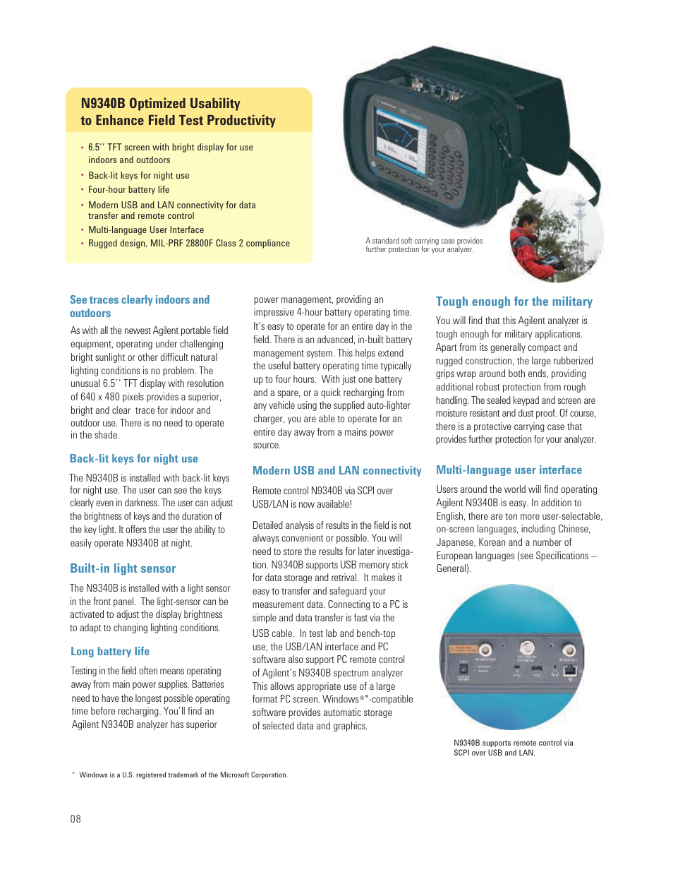 Atec Agilent-N9340B User Manual | Page 8 / 16