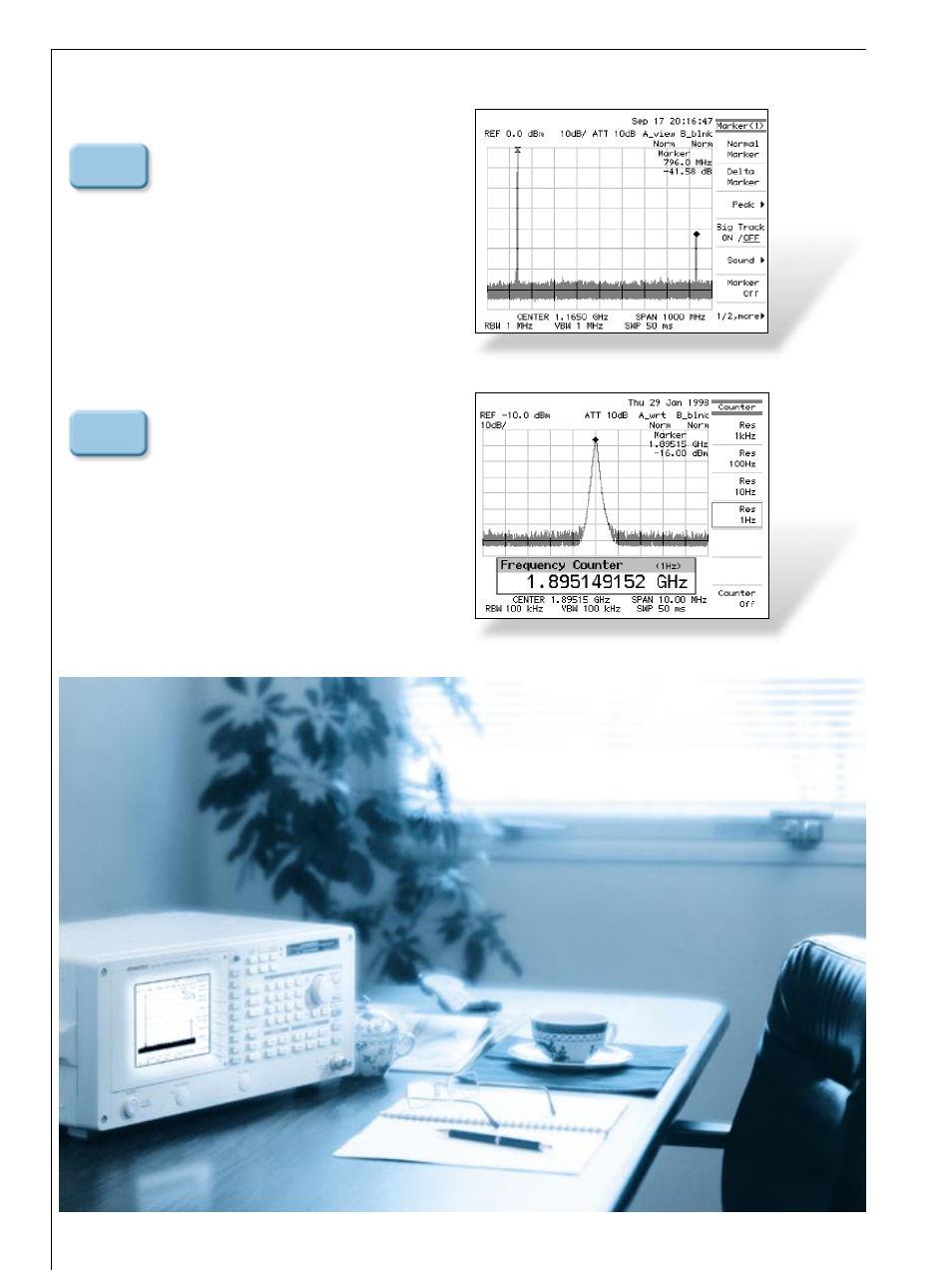 Independent operation keys improve operability | Atec Advantest-R3131 User Manual | Page 4 / 12