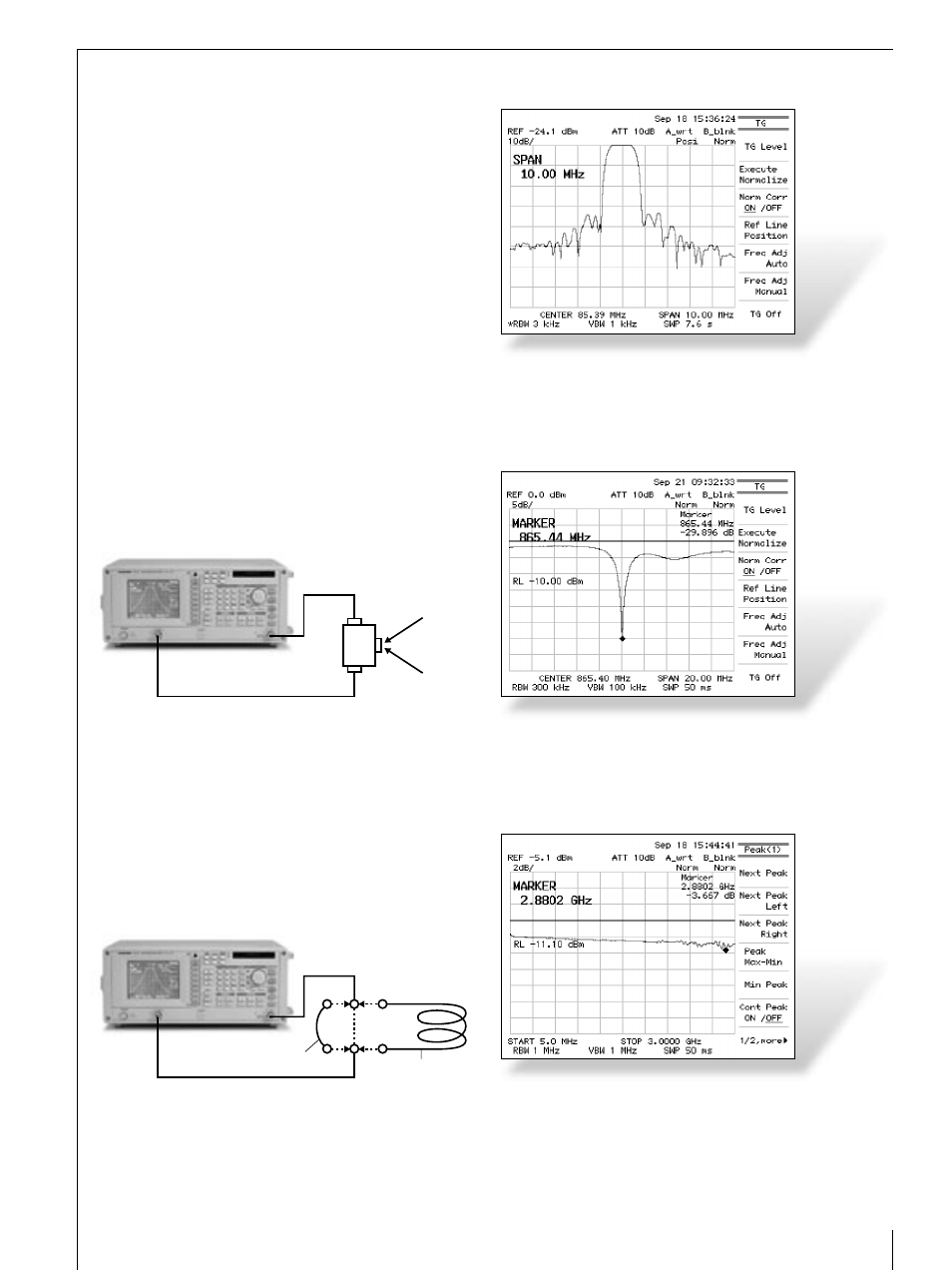 Tracking generator option (opt.74) | Atec Advantest-R3131 User Manual | Page 9 / 12