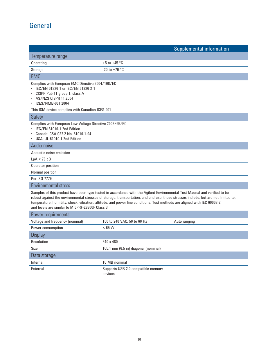 General | Atec Agilent-N9320B User Manual | Page 10 / 12