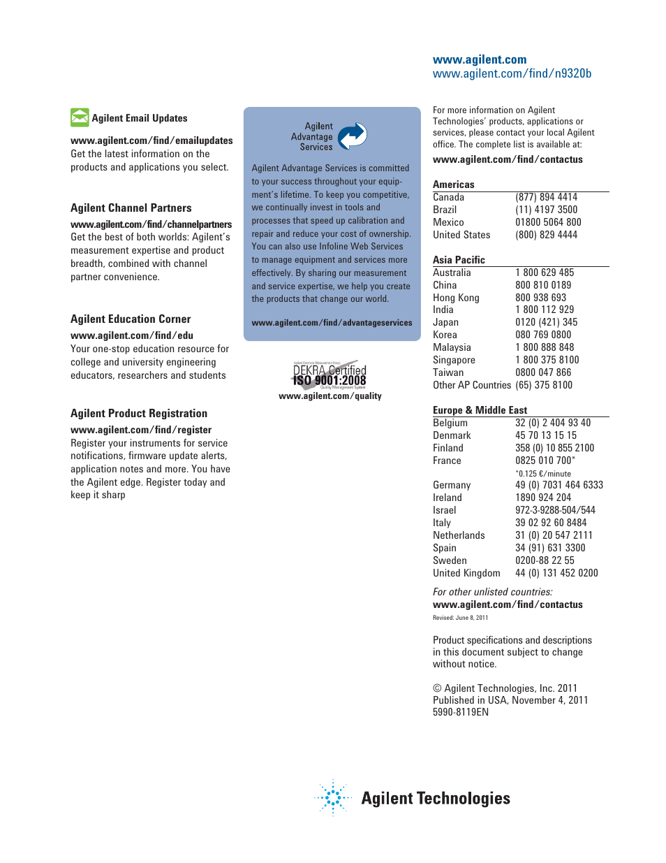 Atec Agilent-N9320B User Manual | Page 12 / 12