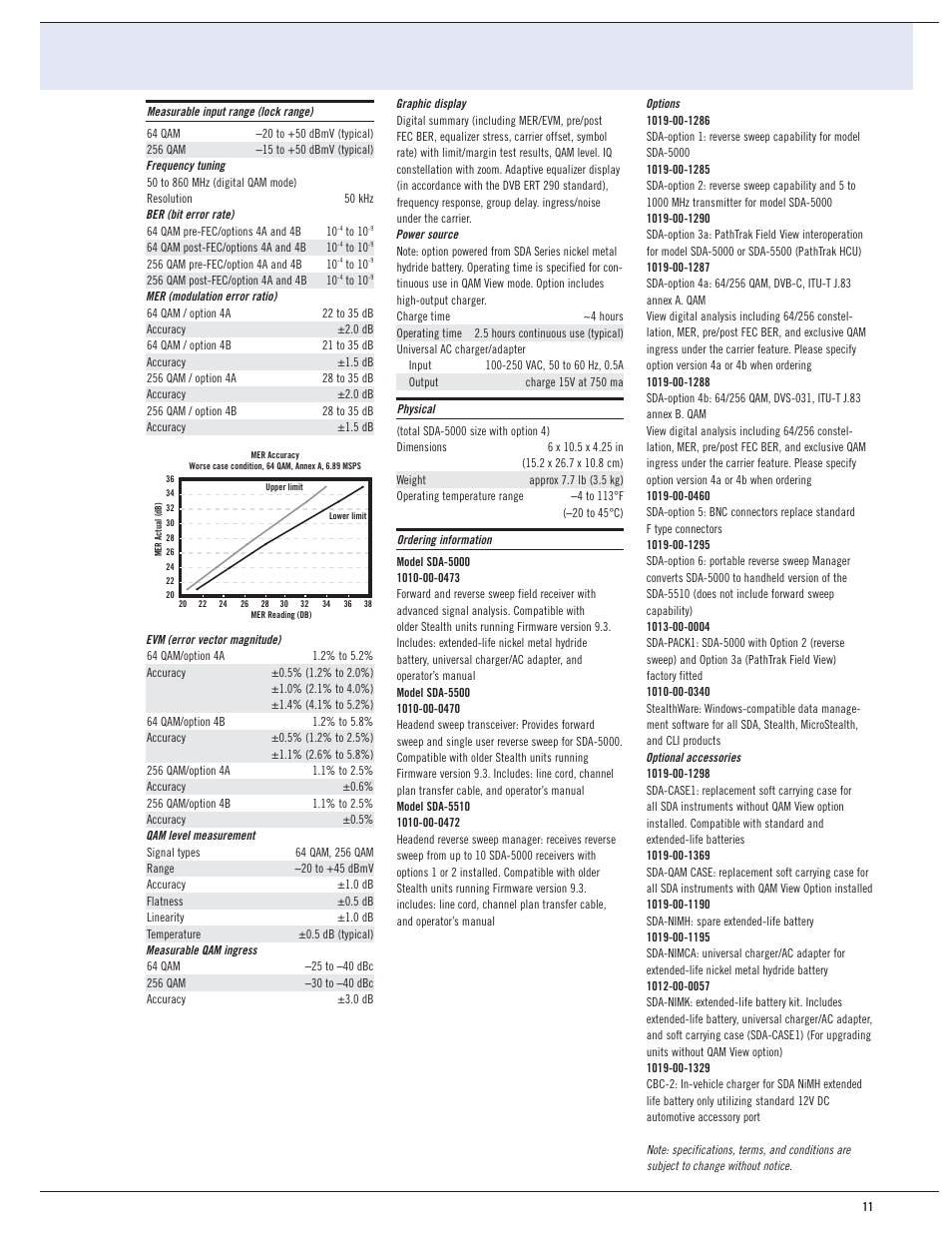 Atec Acterna-JDSU-SDA-5000 User Manual | Page 11 / 12