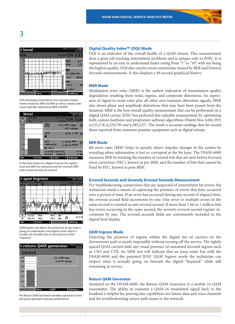 Atec Acterna-DSAM-6000 User Manual | Page 3 / 12