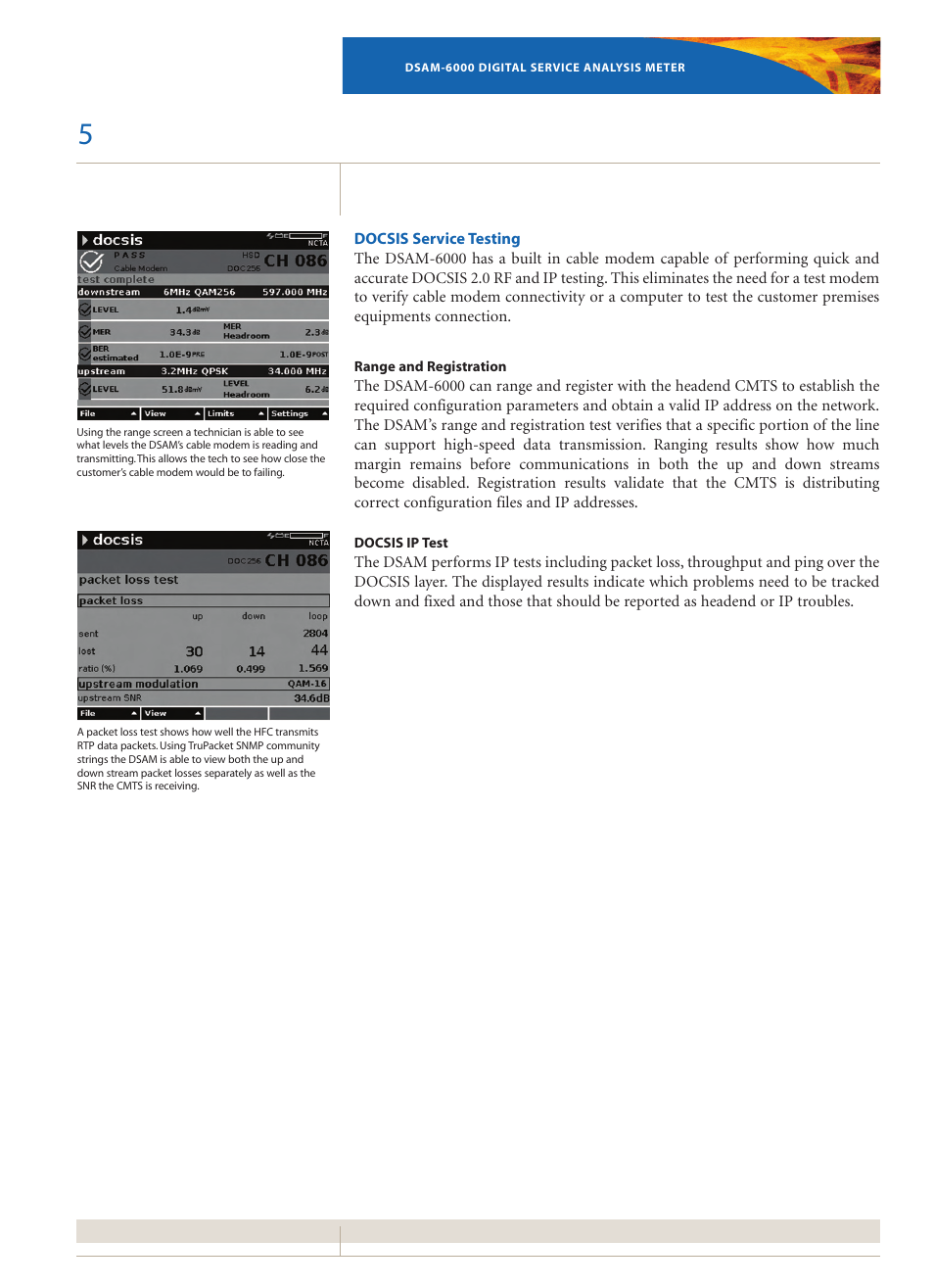 Atec Acterna-DSAM-6000 User Manual | Page 5 / 12