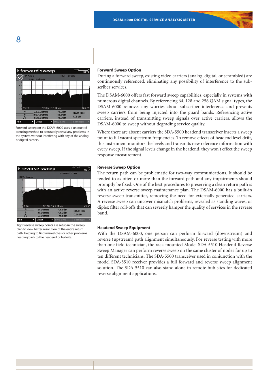 Atec Acterna-DSAM-6000 User Manual | Page 8 / 12