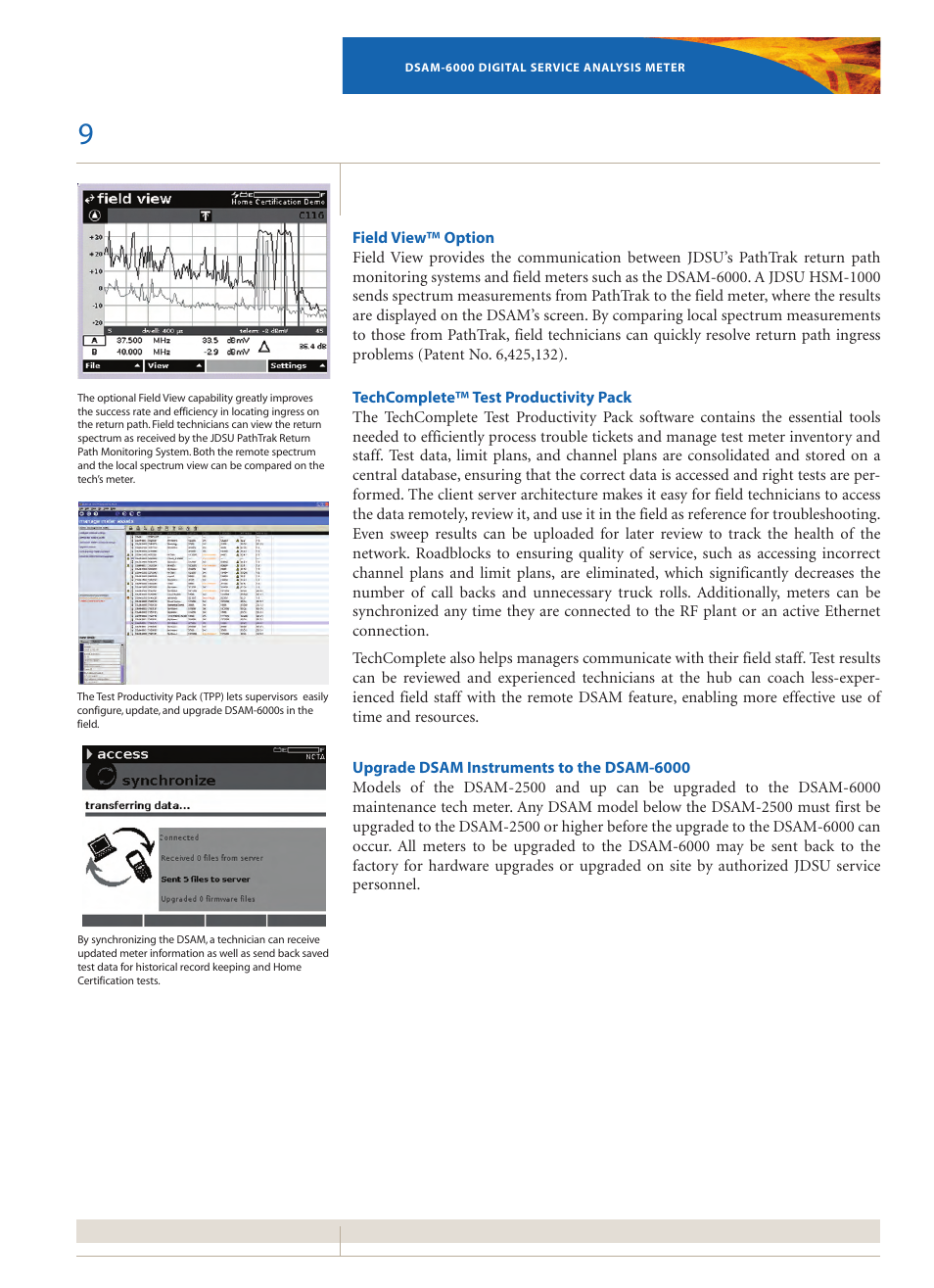 Atec Acterna-DSAM-6000 User Manual | Page 9 / 12