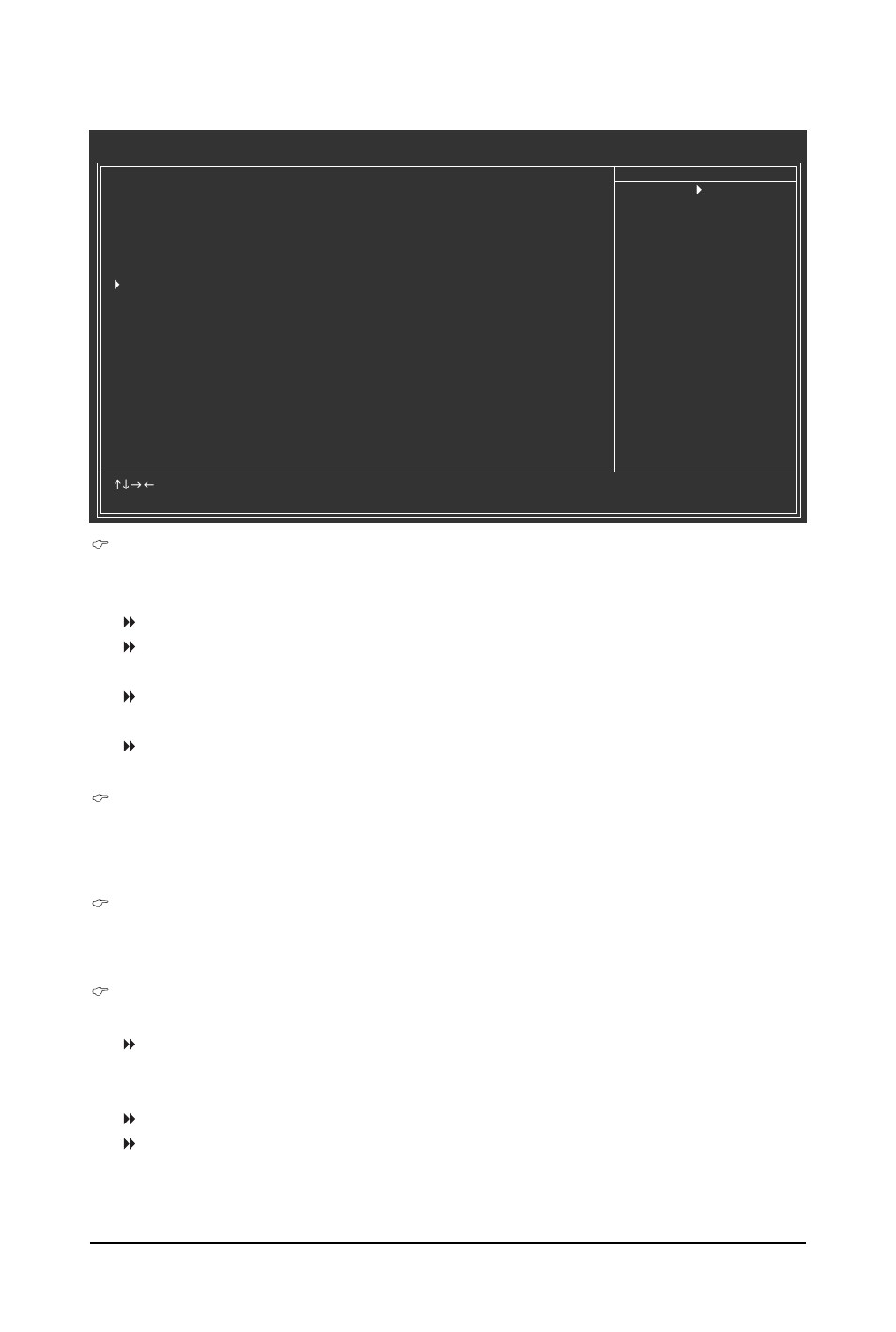 5 advanced bios features, Internal graphics mode, Uma frame buffer size | Surround view, Onboard vga output connect | GIGABYTE GA-MA790GP-UD3H User Manual | Page 46 / 104