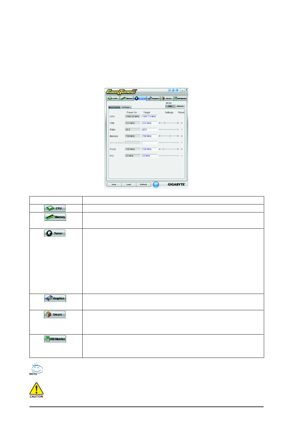 3 easytune 6 | GIGABYTE GA-MA790GP-UD3H User Manual | Page 72 / 104