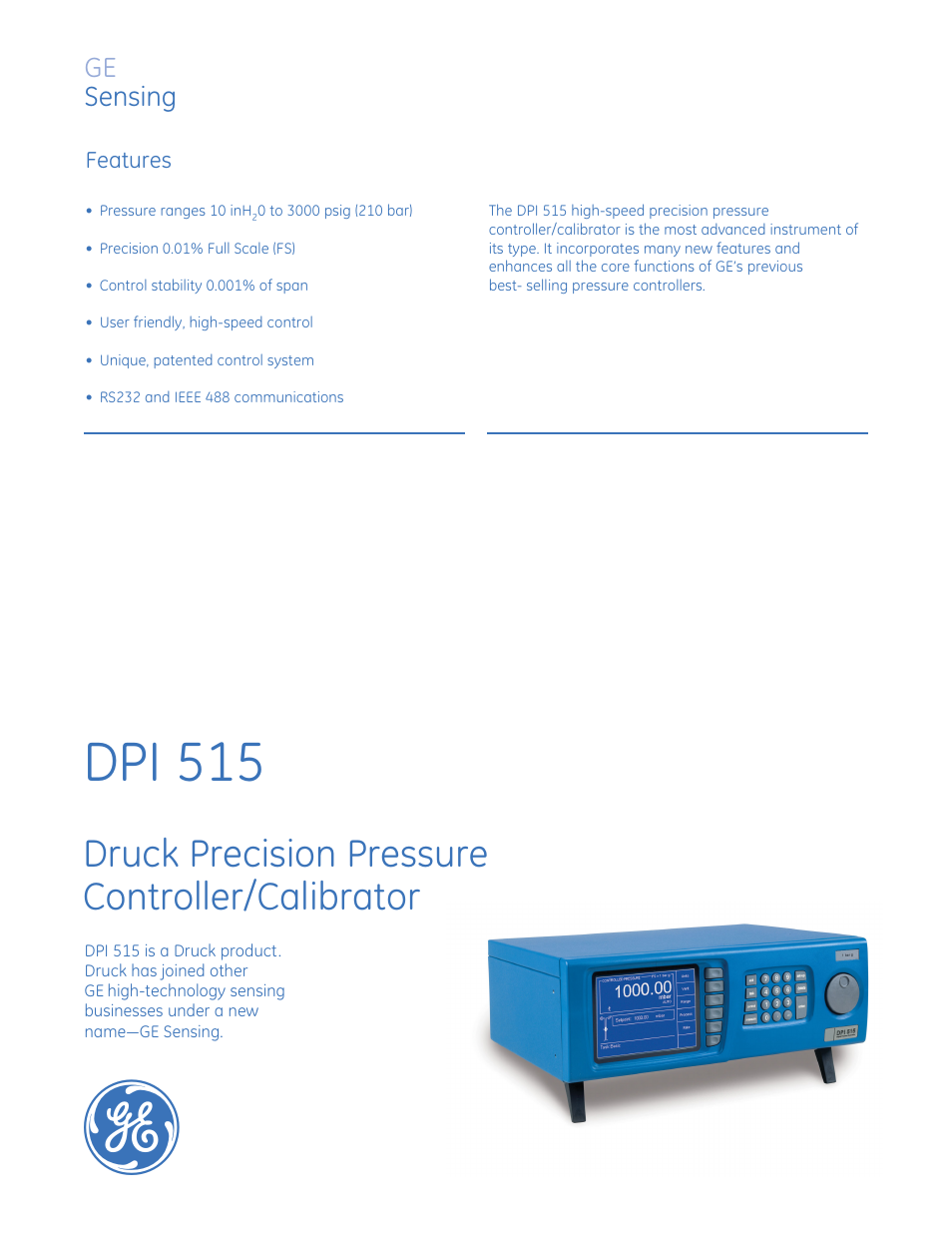 Atec Druck-DPI515-A,B2 User Manual | 8 pages