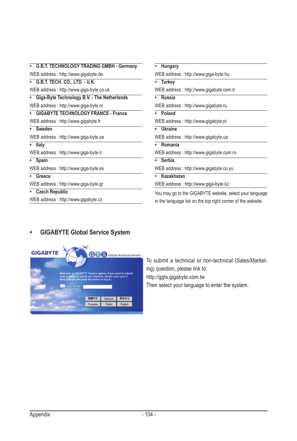 GIGABYTE GA-MA790GPT-UD3H User Manual | Page 104 / 104