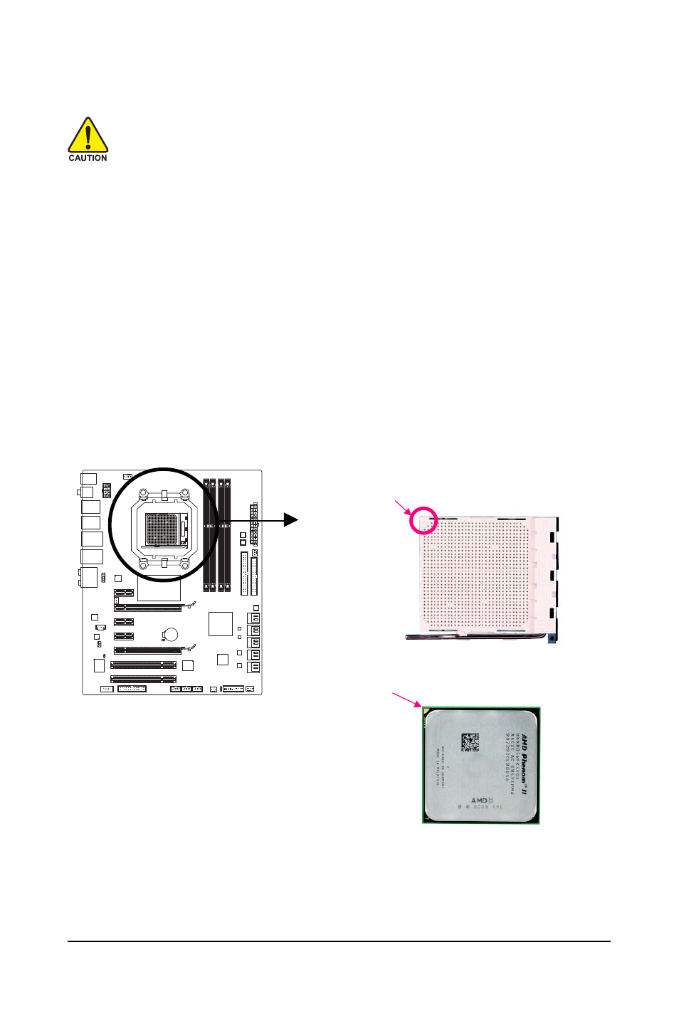3 installing the cpu and cpu cooler, 3-1 installing the cpu | GIGABYTE GA-MA790FXT-UD5P User Manual | Page 13 / 112