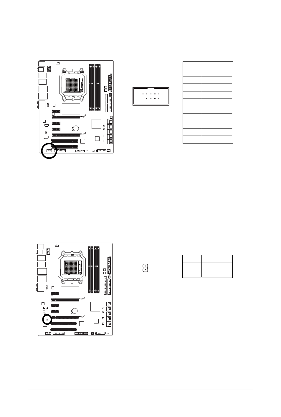 20) com (serial port header, white), 21) ci (chassis intrusion header) | GIGABYTE GA-MA790FXT-UD5P User Manual | Page 35 / 112