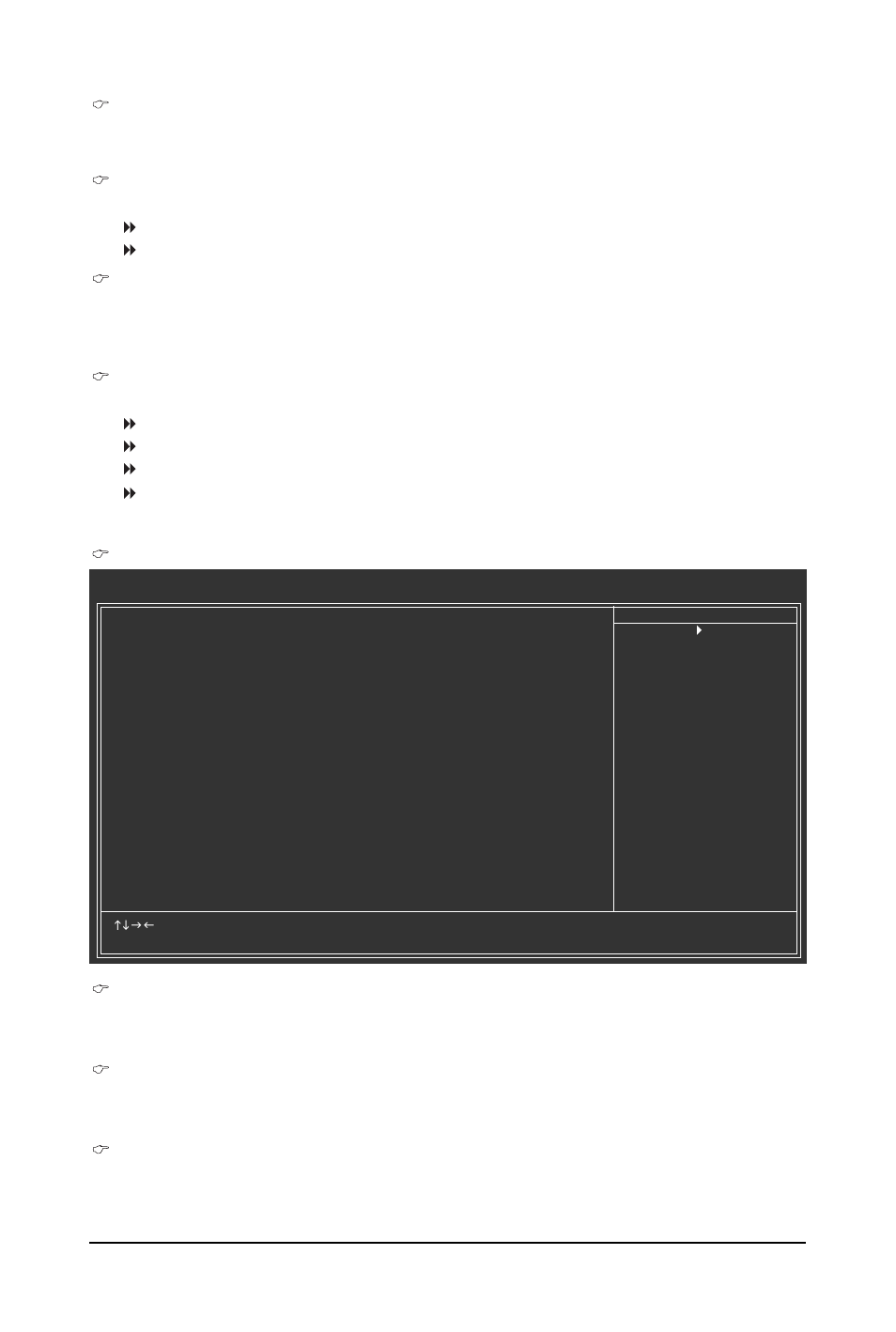 Pcie clock (mhz), Ht link frequency, Dram configuration | Ddr3 timing items, Cas# latency, Options are: auto (default), 3t~7t | GIGABYTE GA-MA790FXT-UD5P User Manual | Page 42 / 112