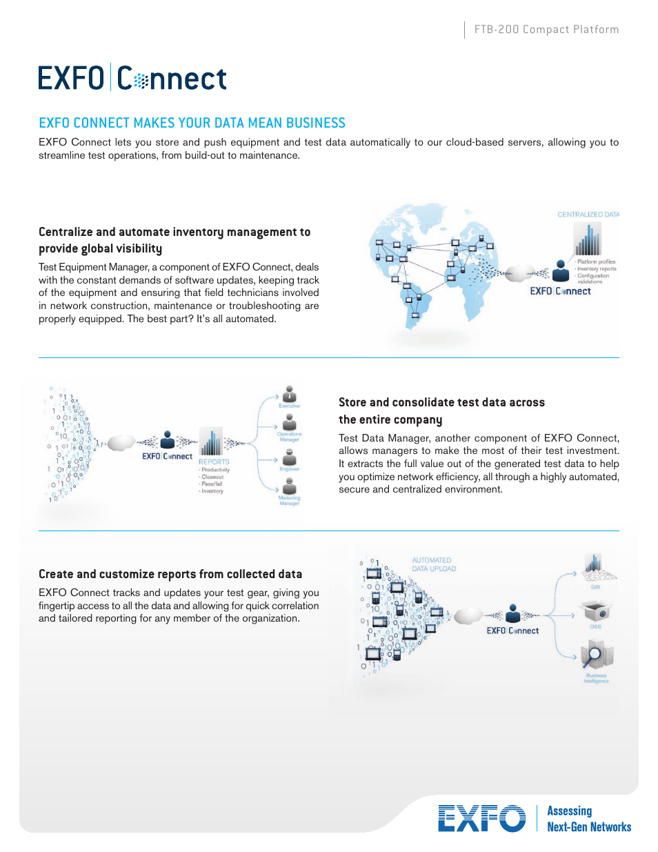 Exfo connect makes your data mean business | Atec EXFO-FTB-200 User Manual | Page 7 / 10