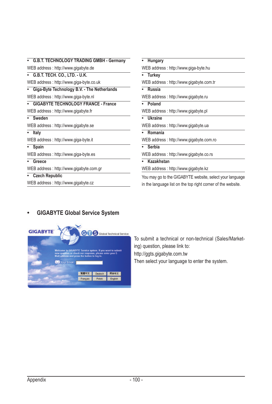 GIGABYTE GA-MA78LMT-S2H User Manual | Page 100 / 100