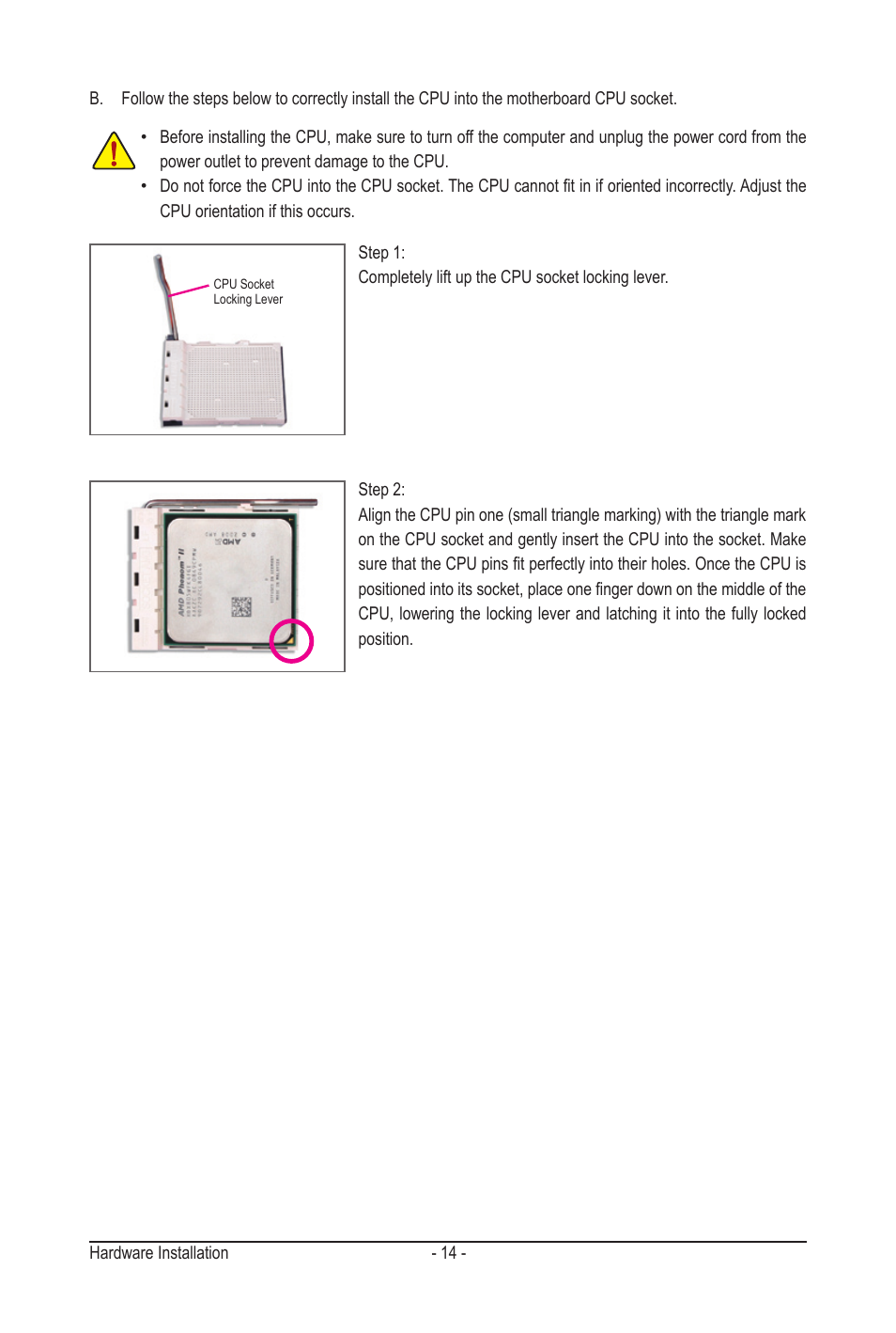 GIGABYTE GA-MA78LMT-S2H User Manual | Page 14 / 100