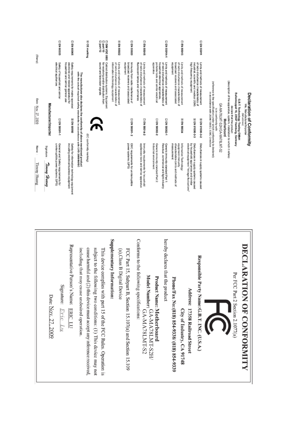GIGABYTE GA-MA78LMT-S2H User Manual | Page 2 / 100