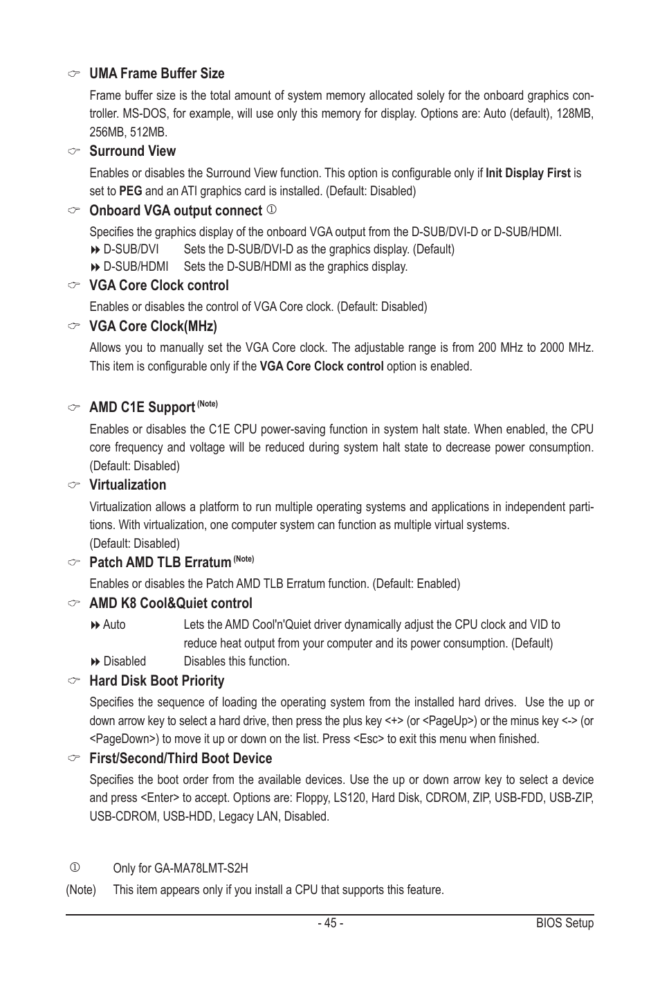 GIGABYTE GA-MA78LMT-S2H User Manual | Page 45 / 100