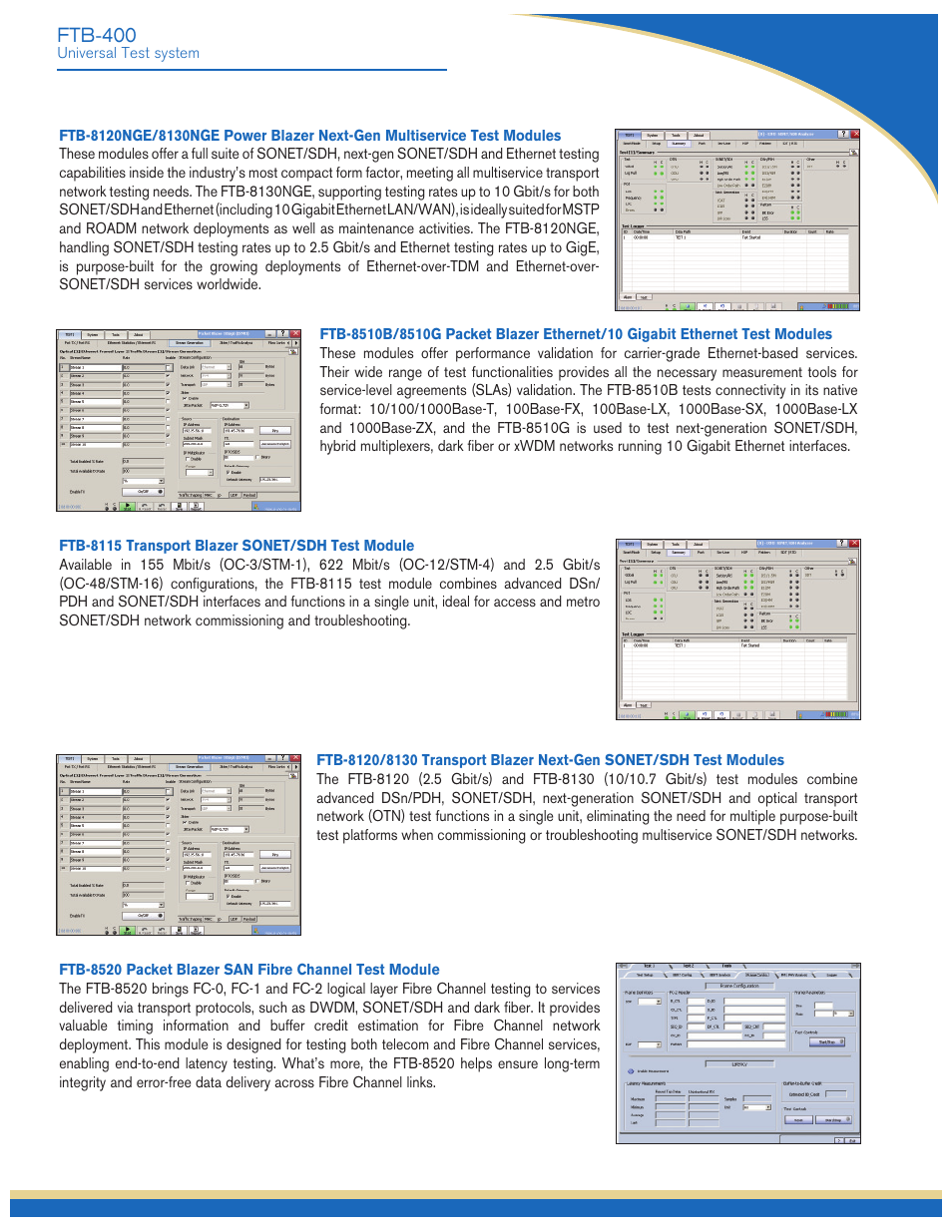 Ftb-400 | Atec EXFO-FTB-400 User Manual | Page 7 / 12