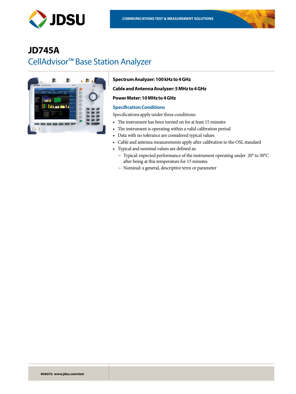 Atec JDSU-JD745A User Manual | 20 pages