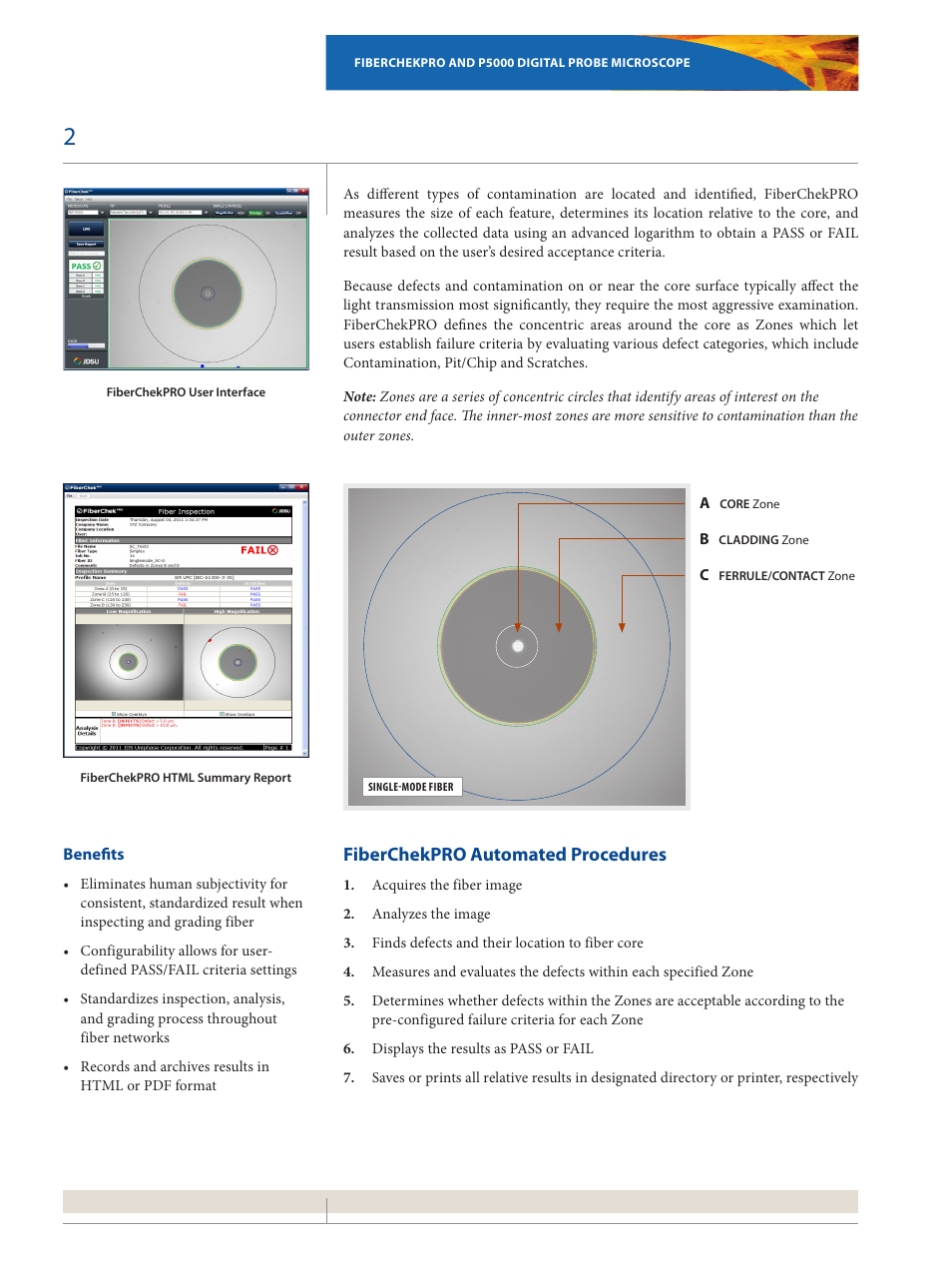 Fiberchekpro automated procedures | Atec JDSU-FBP-P5000 User Manual | Page 2 / 3