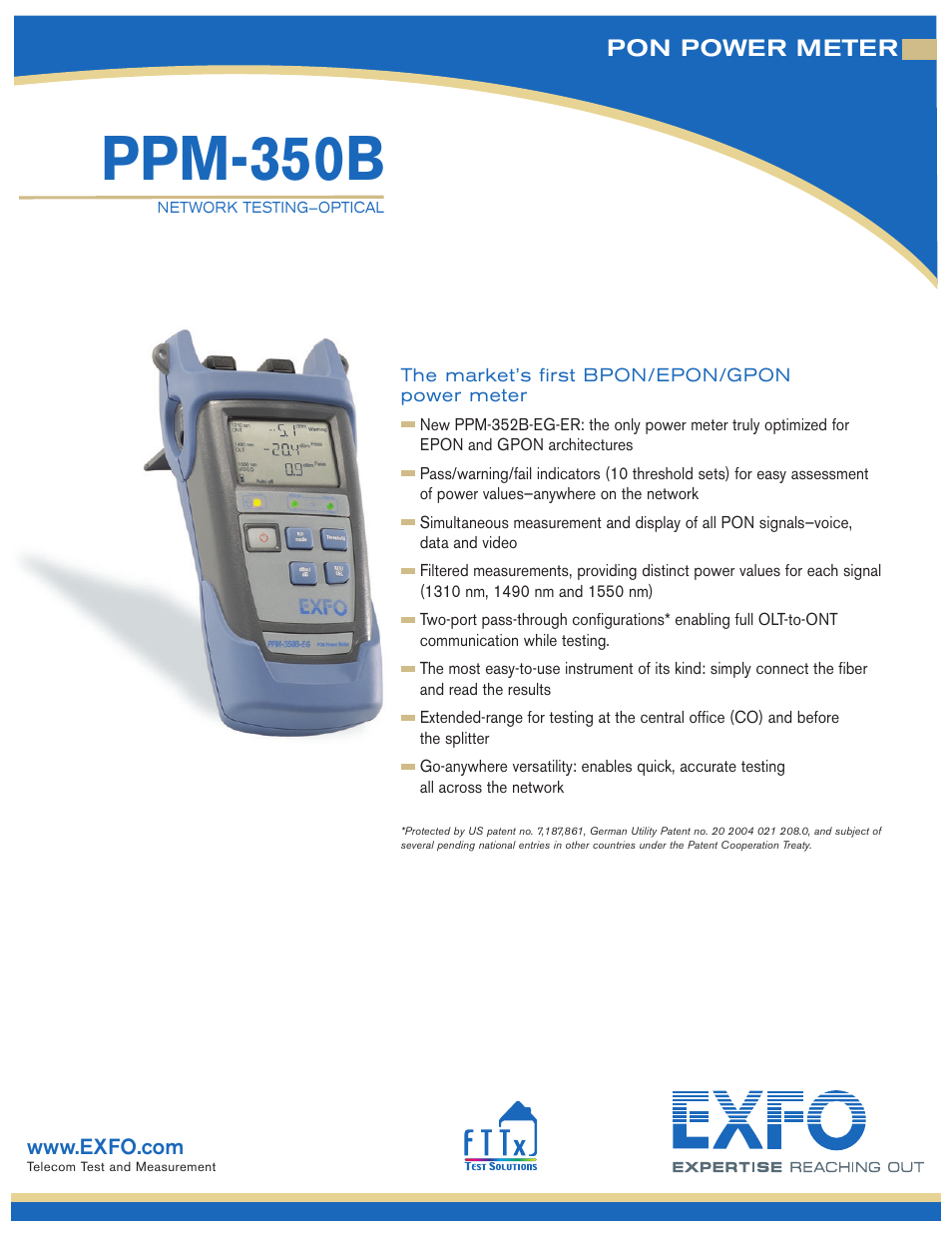 Atec Exfo-PPM-350B-EG User Manual | 4 pages