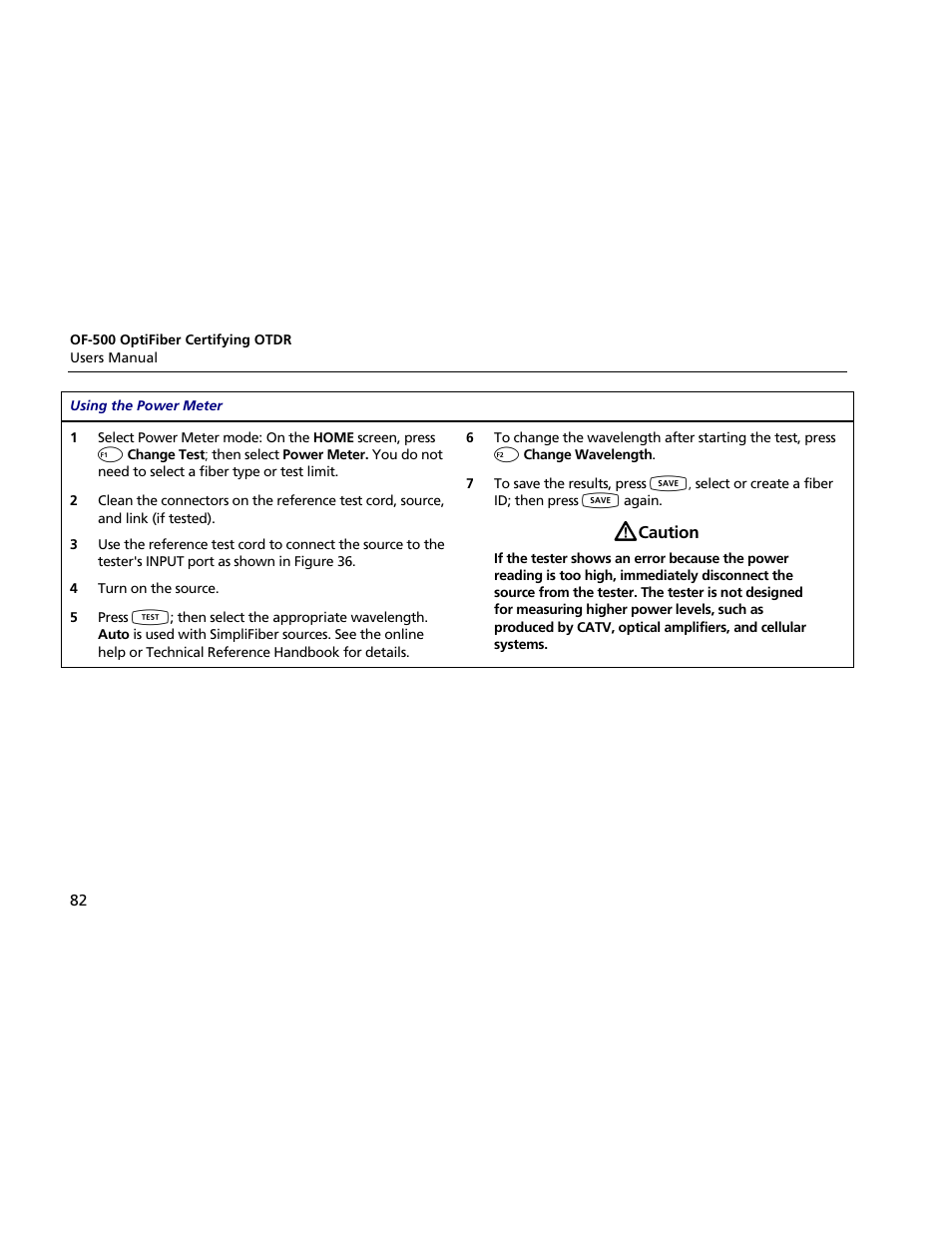 Atec Fluke-OF-500 User Manual | Page 92 / 133