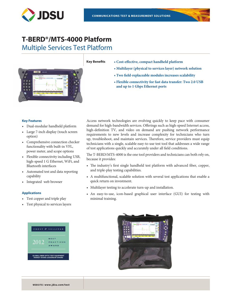 Atec JDSU-4000 User Manual | 4 pages