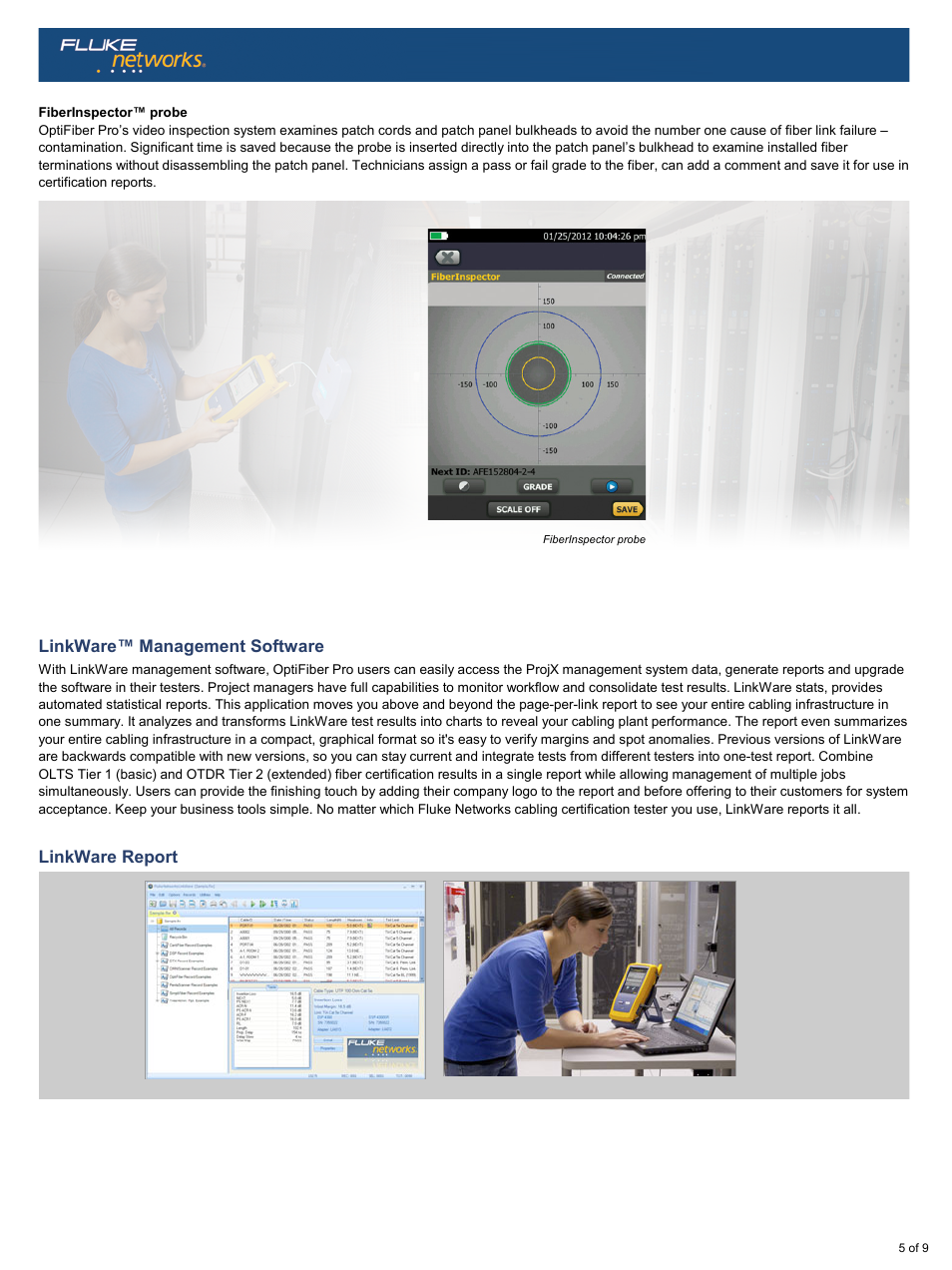 Atec Fluke-Optifiber-OTDR User Manual | Page 5 / 9