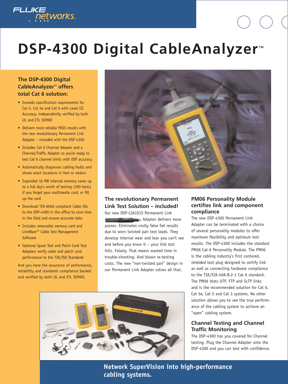 Atec Fluke-DSP-4300 User Manual | 2 pages