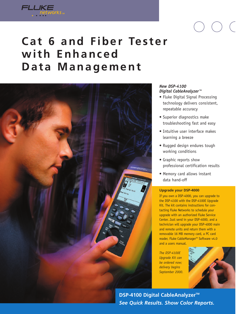 Atec Fluke-DSP4100 User Manual | 2 pages