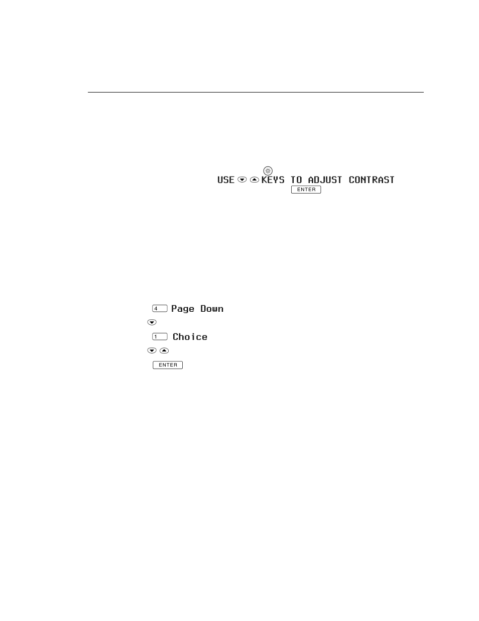 Adjusting the display contrast, Selecting a power line filter frequency | Atec Fluke-DSP-2000 User Manual | Page 39 / 190