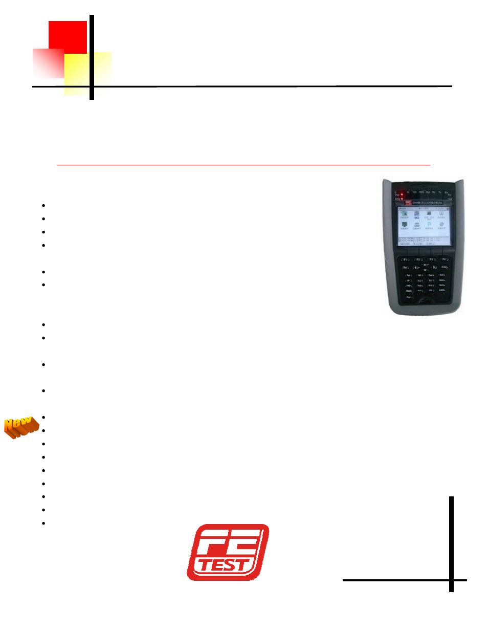 Atec FE-Test-ParaScope-GigE User Manual | 6 pages