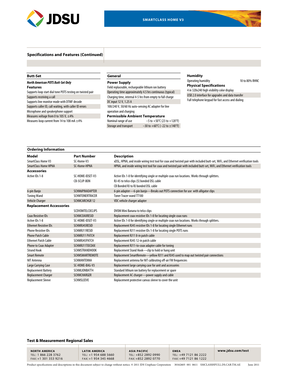 Atec JDSU-SmartClass-Home User Manual | Page 8 / 8