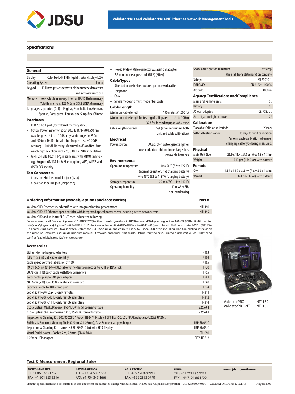 Atec JDSU-NT1150 User Manual | Page 4 / 4