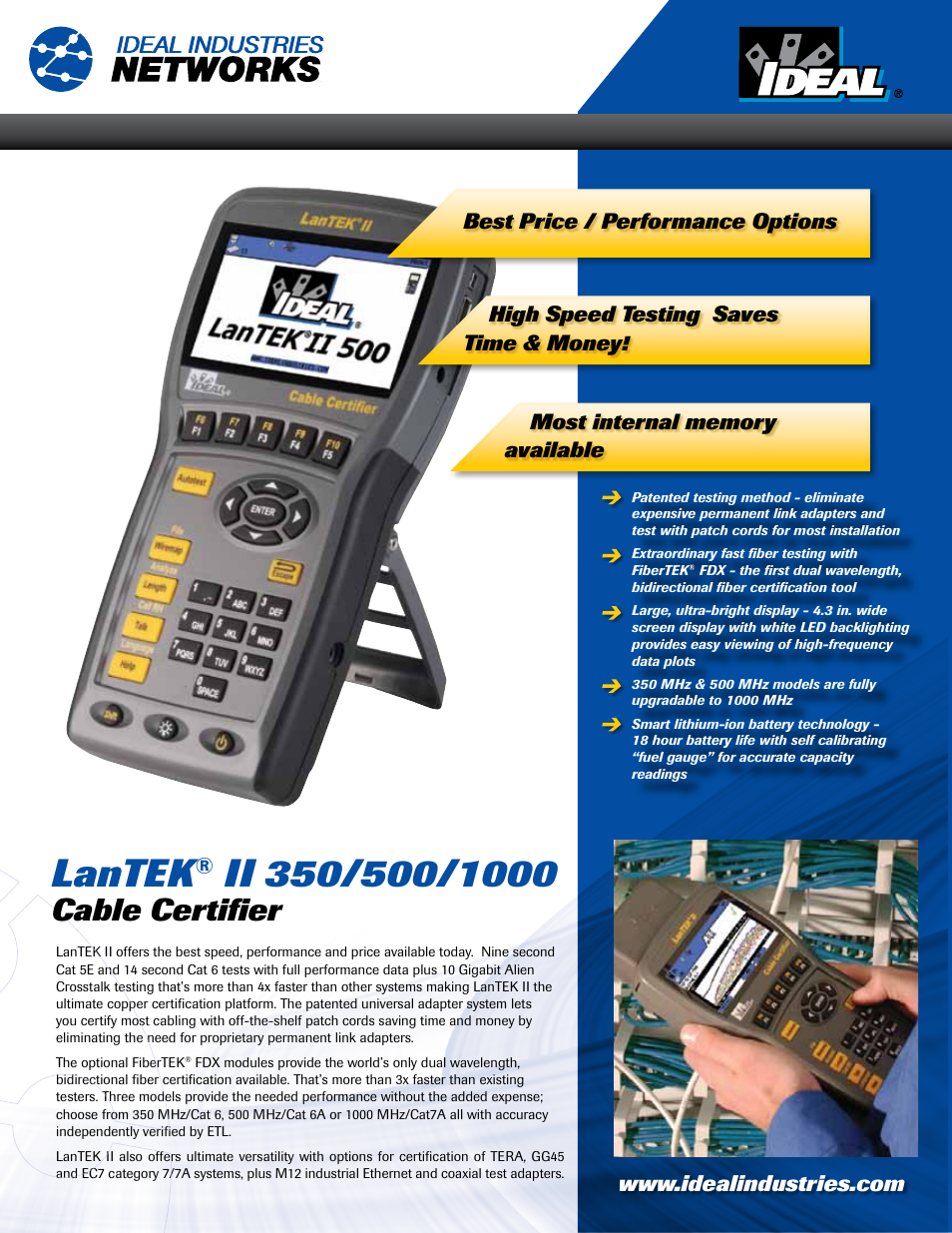 Atec Ideal-LANTEKII User Manual | 4 pages