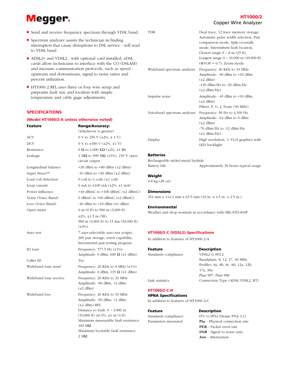 Atec Megger-HT1000-2 User Manual | Page 2 / 4