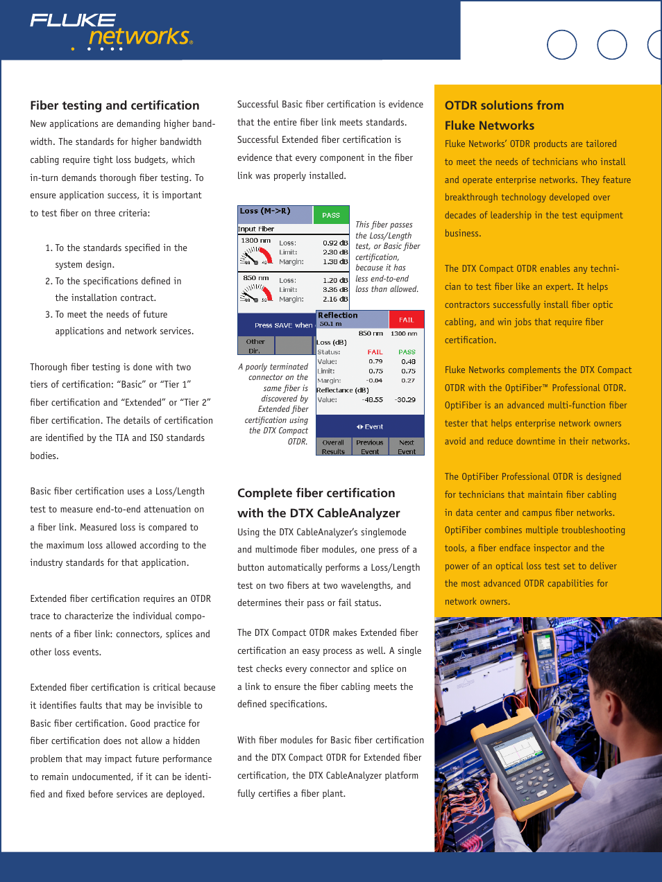 Atec Fluke-DTX Series User Manual | Page 2 / 4