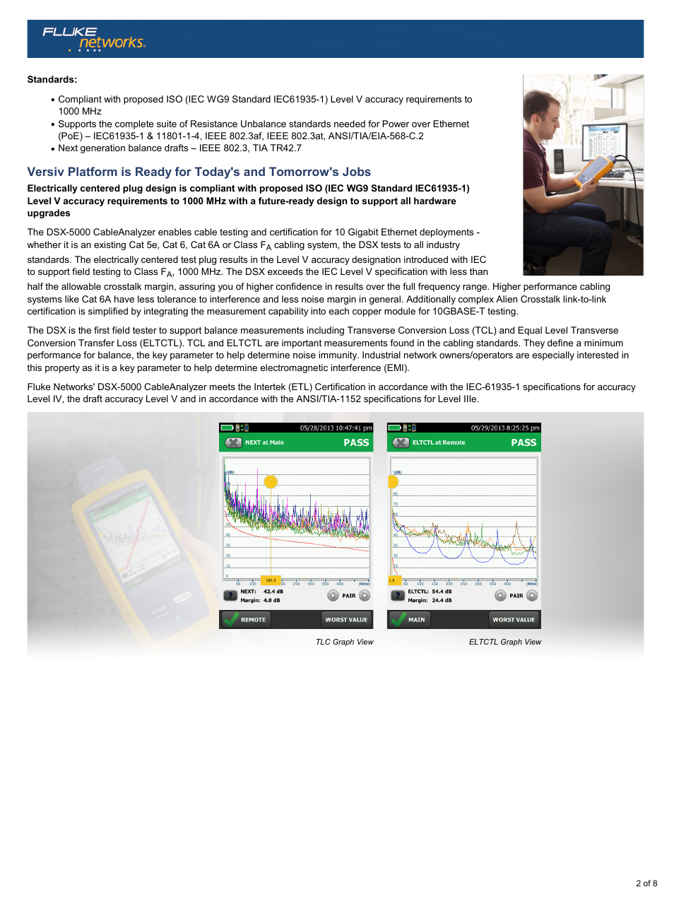 Atec Fluke-DSX-5000 User Manual | Page 2 / 8
