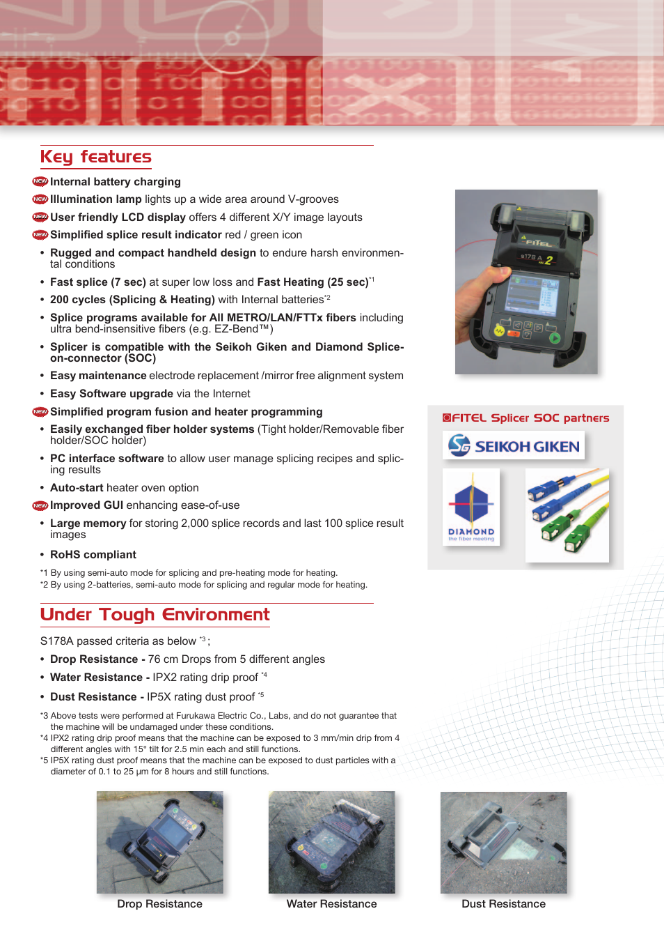 Key features under tough environment | Atec Fitel-S178A User Manual | Page 2 / 4