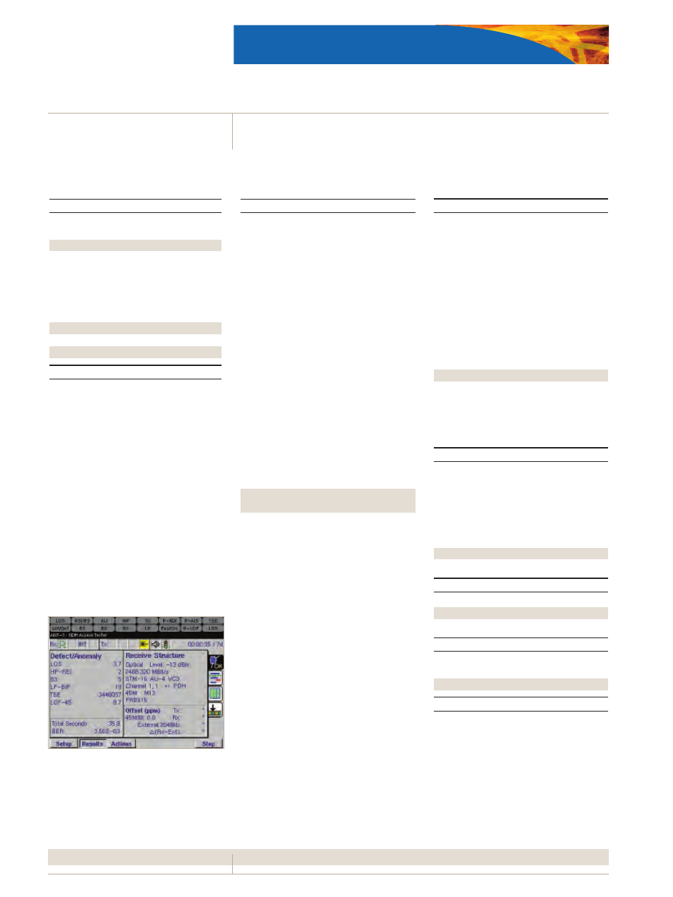 General specifications | Atec JDSU-ANT-5 User Manual | Page 10 / 13
