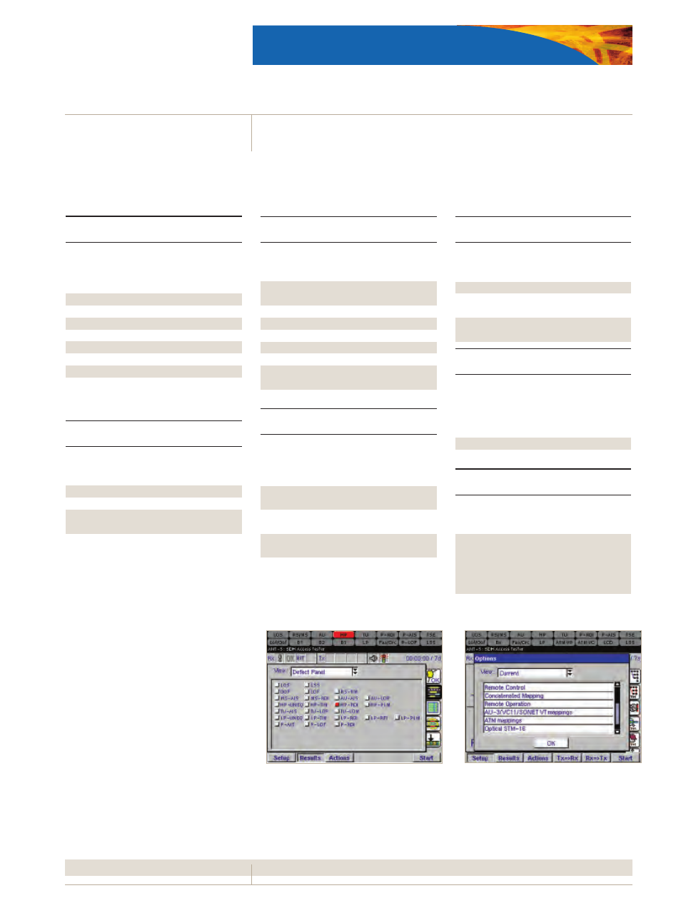 Options | Atec JDSU-ANT-5 User Manual | Page 11 / 13