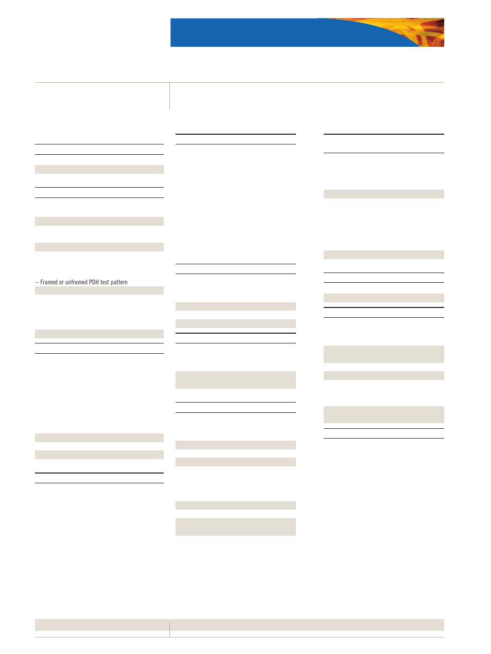 Technical specifications-sdh | Atec JDSU-ANT-5 User Manual | Page 6 / 13