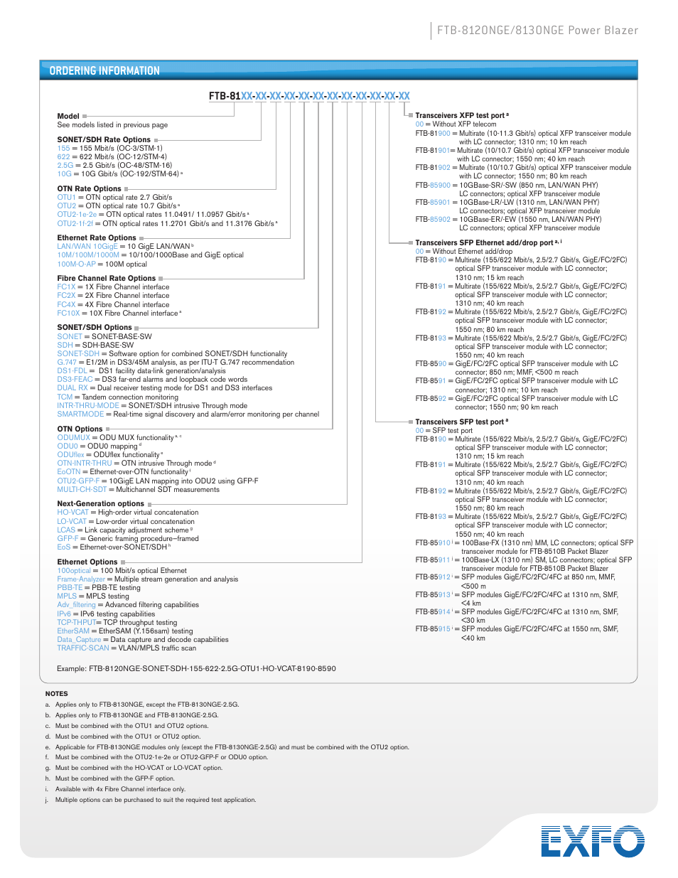 Atec EXFO-FTB-8120-8130NGE User Manual | Page 22 / 23