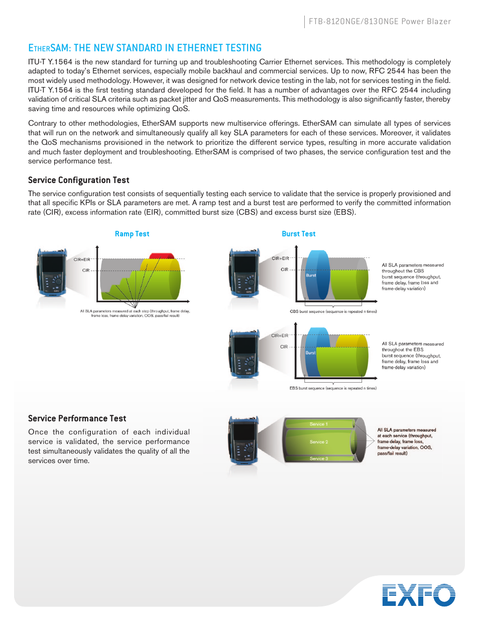 Sam: the new standard in ethernet testing | Atec EXFO-FTB-8120-8130NGE User Manual | Page 5 / 23