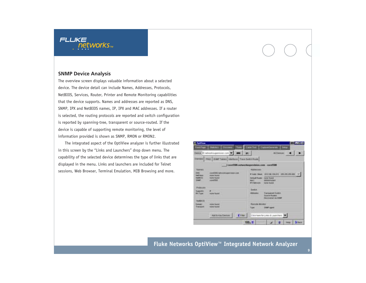 Atec Fluke-OptiView User Manual | Page 9 / 28