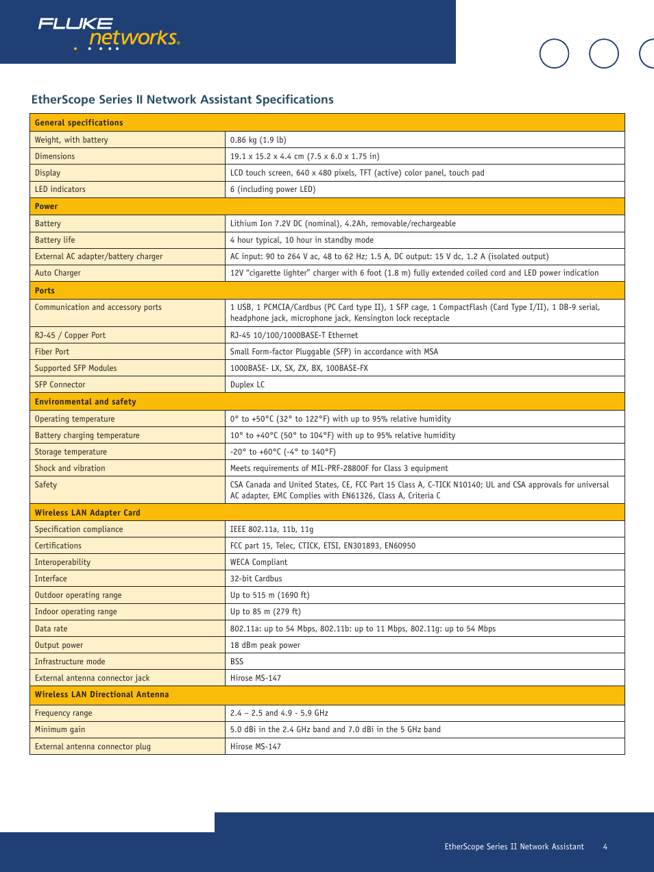 Atec Fluke-Networks-ES2 User Manual | Page 4 / 5