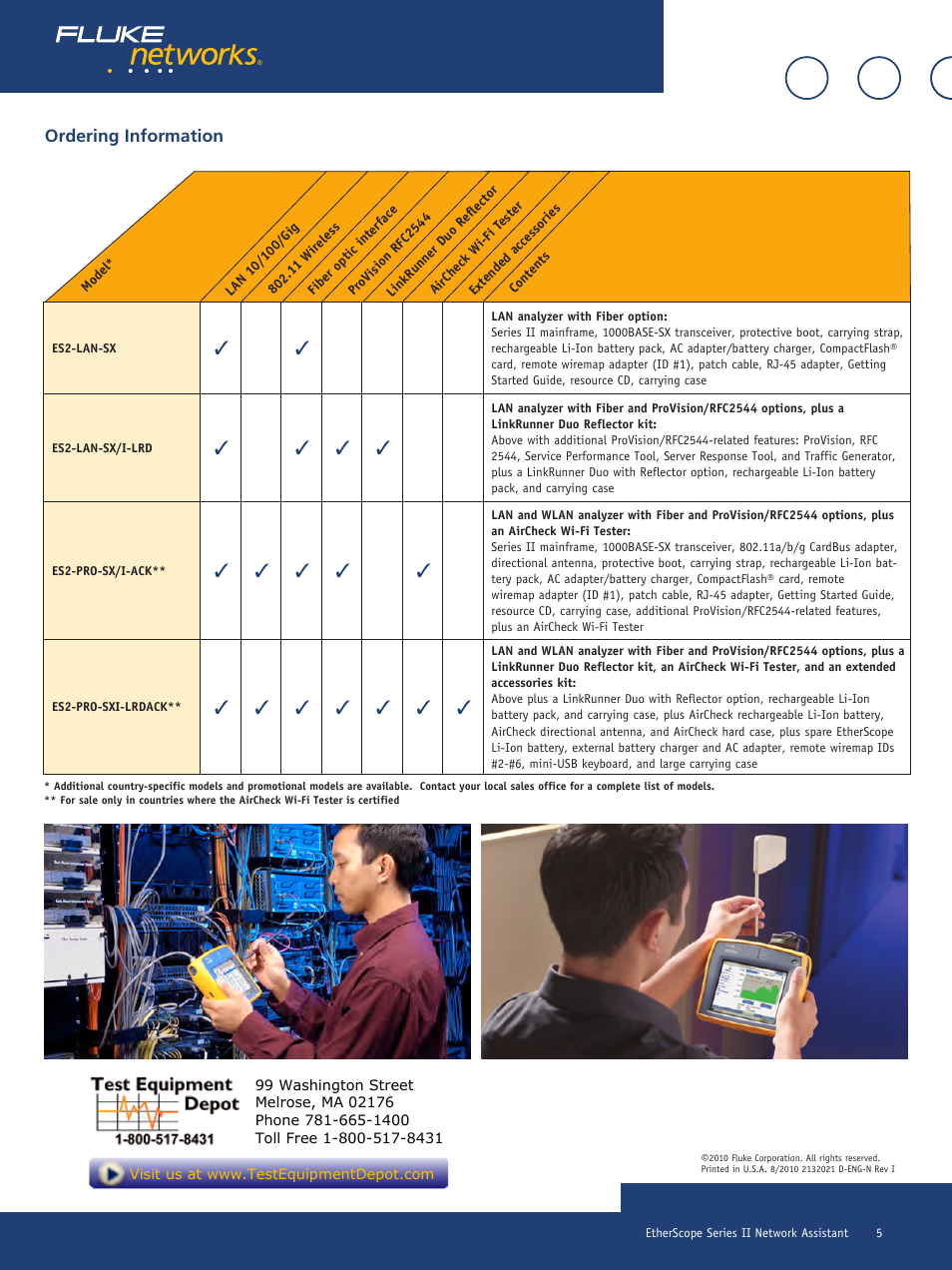 Atec Fluke-Networks-ES2 User Manual | Page 5 / 5