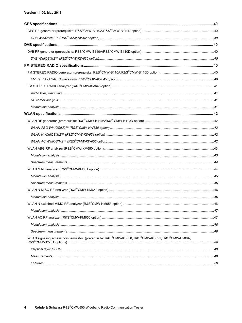 Atec Rohde-Schwarz-CMW500 User Manual | Page 4 / 72